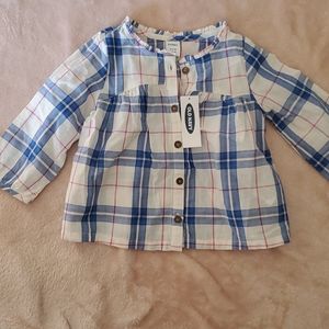 NWT plaid light longsleeve shirt